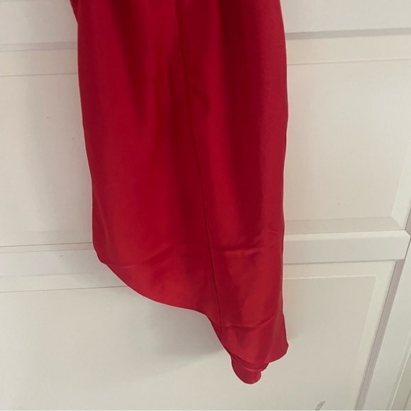 New! Nookie Red Gypsy Mini Halter Asymmetrical Mini Dress 37676 - Picture 5 of 12